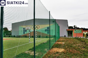 Siatki Pyrzyce - Zabezpieczenie boiska w ogrodzie domowym siatką na łapacz piłek dla terenów Pyrzyc