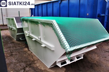 Siatki Pyrzyce - Siatka przykrywająca na kontener - zabezpieczenie przewożonych ładunków dla terenów Pyrzyc